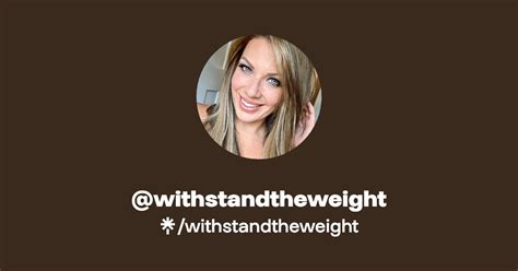 withstandtheweight onlyfans|Withstand the Weight (u/Environmental